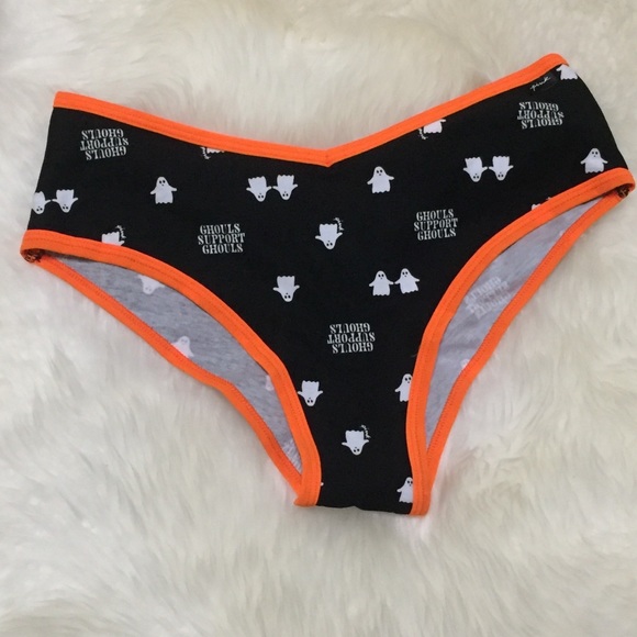 🎃👻VS PINK S Halloween Cheekster Ghost 🎃👻  Ghouls Support Ghouls Holiday NWT - Picture 9 of 13